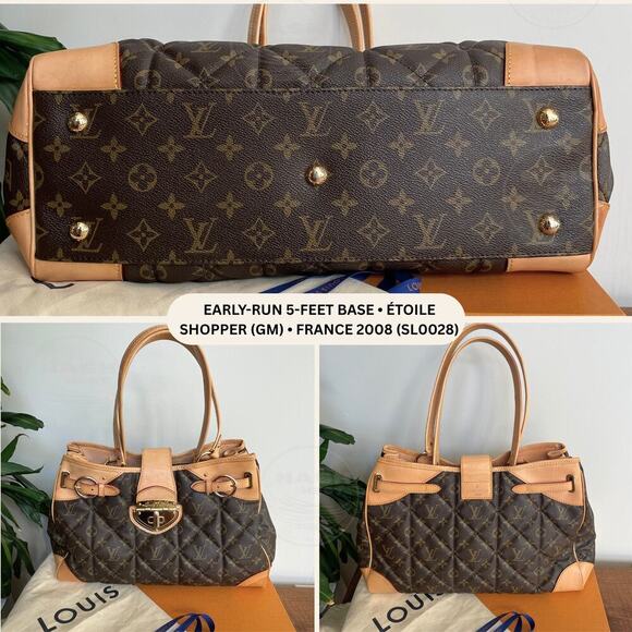 Louis Vuitton Monogram Étoile GM Shopper | Rare 5-Feet Early Edition France 2008 - Picture 2 of 16